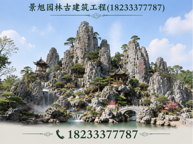 涞水县仿古牌楼展示图